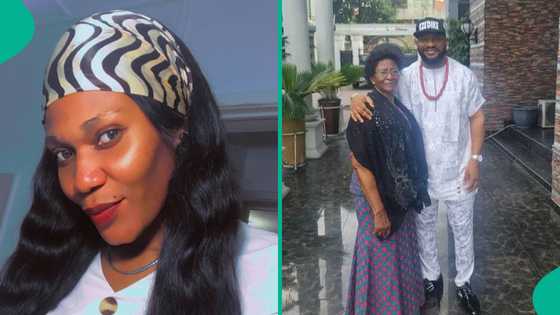Lady shares what she noticed about actor Yul Edochie's mother: "Like I never knew"