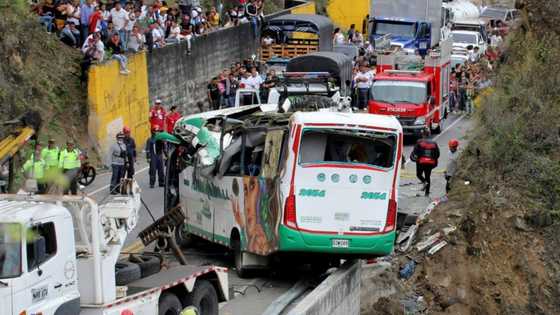 At least 20 dead in Colombia bus accident: police