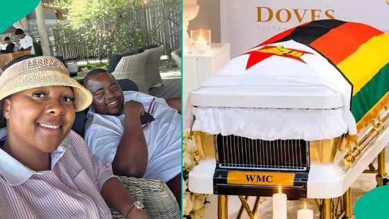 Wicknell Chivayo burial: Emotional moment best friend breaks down as late tycoon is laid to rest