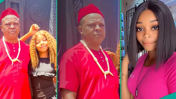 Lady hails father as he remarries years after her mother’s death, shares traditional wedding video