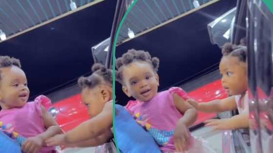 "You sure say nurse no separate them?" Reactions as couple finds baby girl who looks like their kid