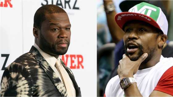 American rapper 50 Cent responds to Mayweather challenge to a boxing match in funny manner