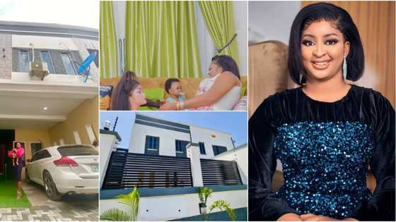 I prayed for a child and a home: Actress Etinosa shares photos as she becomes Lagos landlady