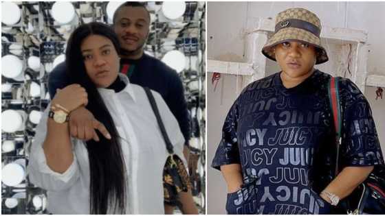 I have a name to protect: Drama as Nkechi Blessing's hubby, Falegan, announces marriage collapse via IG Live