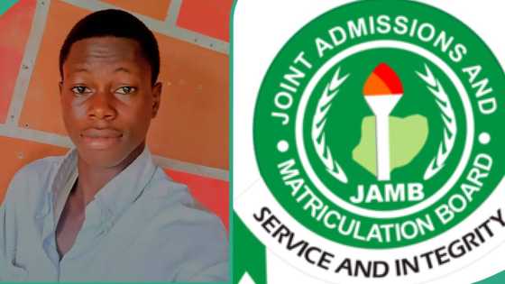 JAMB 2024: Boy cries out as 1 mark denies him his desired UTME score, displays his result