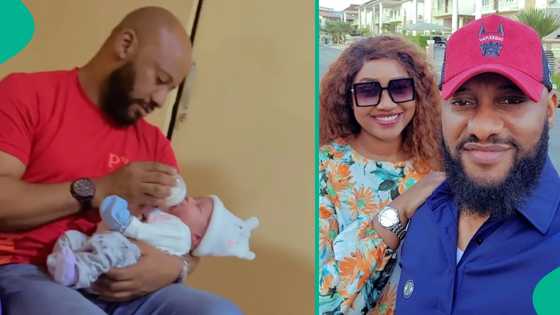"Is our baby Trump here already? Congratulations pour in for Yul Edochie, Judy Austin over video