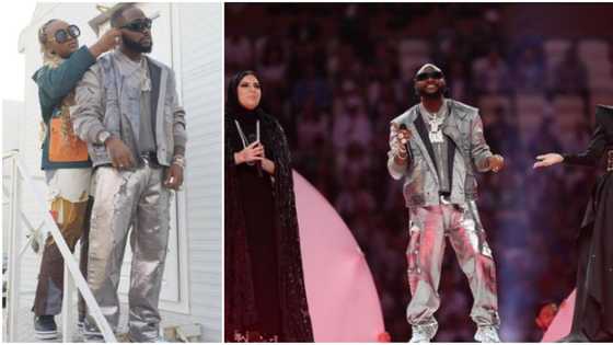 Davido's World Cup performance: Mixed reactions trail singer's complete outfit reportedly worth N681m