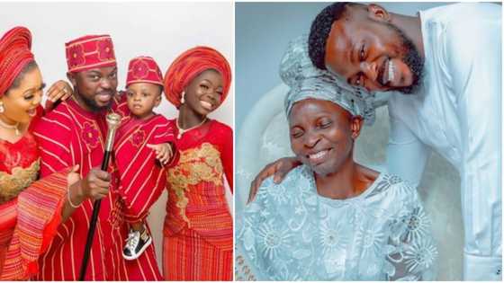 I love my mum and kids, but my wife comes first: Toyin Abraham’s hubby stirs reactions as he gushes over her