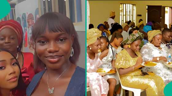 Photographer shares picture of lady eating after she complained about not getting food at party