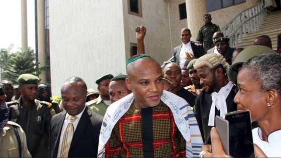 Nnamdi Kanu Ya Shigar da Karar Gwamnatin Buhari, Yana Neman a Biya Shi N100bn