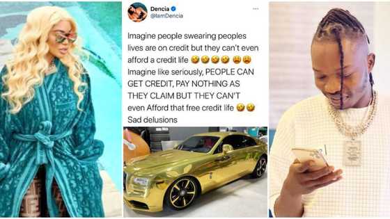 They can’t afford credit life: Dencia reacts as Naira Marley suggests her 3rd Rolls Royce was bought on credit