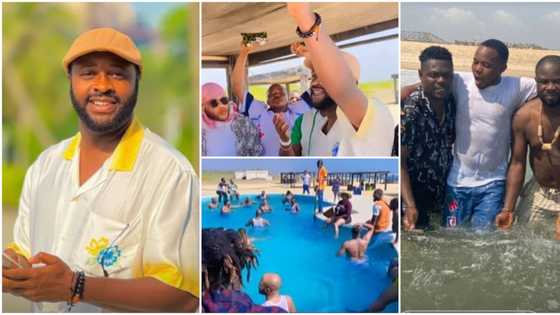 Enjoyment galore: Videos emerge as Femi Adebayo, Itele, Kunle Afod, other Yoruba actors hangout