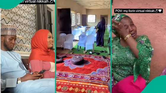 “Sweet”: Beautiful scene as couple holds virtual wedding, family sheds tears of joy in viral video