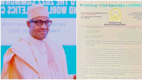 2023 elections: Buhari's govt directs closure of all universities, gives duration