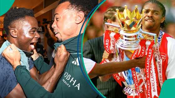 Kanu sparks emotional scenes as Arsenal finally dethrone Manchester City