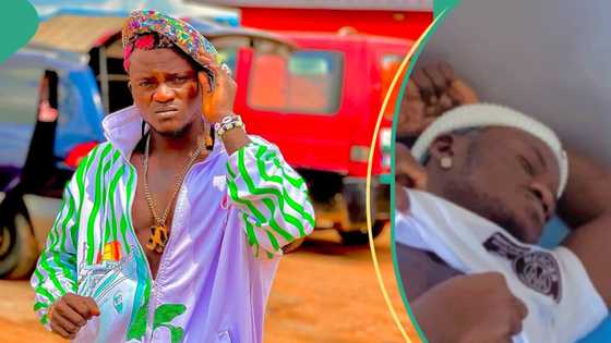 "Pray for me": Portable cries out as he lands in a hospital after returning to Nigeria from the UK