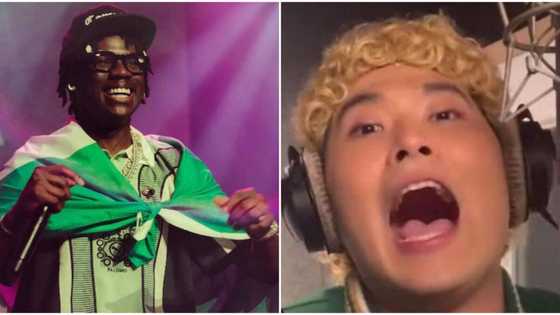 "He almost lost his vocal cords": Video of Korean singing Rema's song in his native language causes a stir