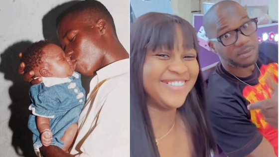 "Is your father single?" Transformation photos of dad and daughter stun many on TikTok