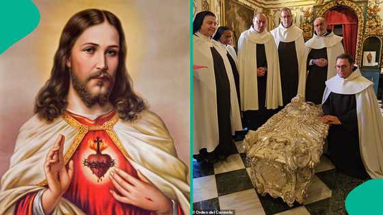 Remains of Saint Teresa of Jesus found after 400 years, displayed publicly for the first time