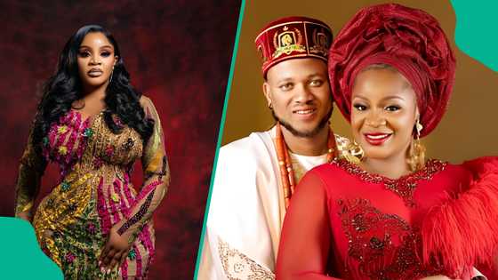 Uche Ogbodo speaks out amid rumours surrounding her marriage with young actor: “Married a princess”