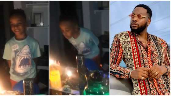 BBNaija's Teddy A shares cute video as his first son Jaiden clocks 7
