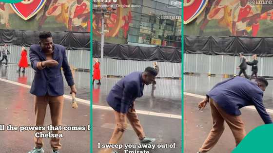 "Curse or cruise”: Moment Remote was caught performing religious ritual at Arsenal stadium trends