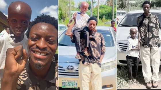 “Yallabai Baka Da Kunya”: Matashi Ya Dauki Mahaifinsa Dan Tsurut a Kafada, Bidiyon Ya Yadu