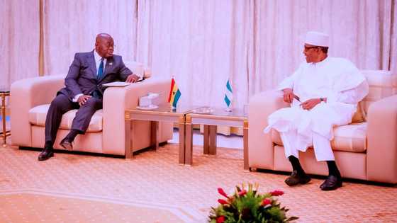 Babban bako a villa: Buhari ya karbi bakuncin takwaransa na kasar Ghana