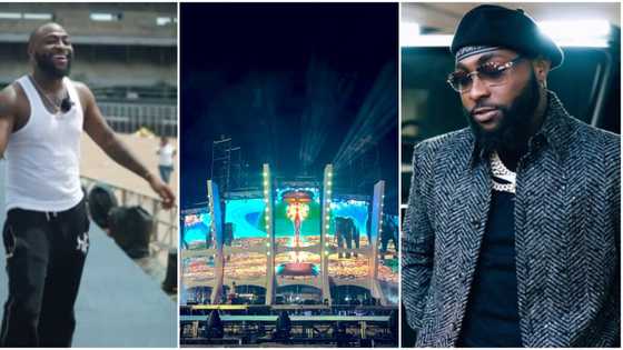 "Showers of blessings": Davido reacts as rain falls few hours before his Lagos 'Timeless' concert