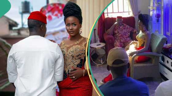 Actress Chisom Steve advises ladies to fear men, shares sweet video from her introduction ceremony with fiance
