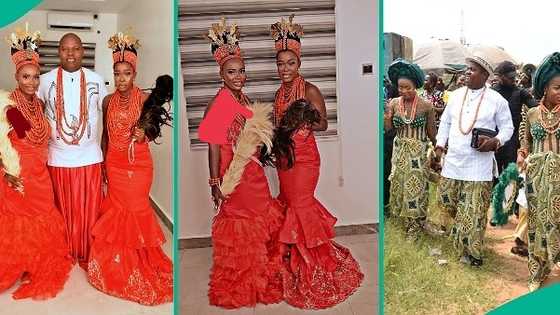 Delta man who married 2 wives on same day posts photos as they mark 1st anniversary