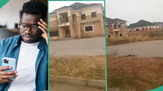 "More than 10 years like dis": Man shares video of empty abandoned estate in Abuja, amazes Nigerians