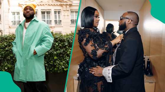 Grammy: Davido's Chioma's reaction trends after he told her he lost award, elicits reactions