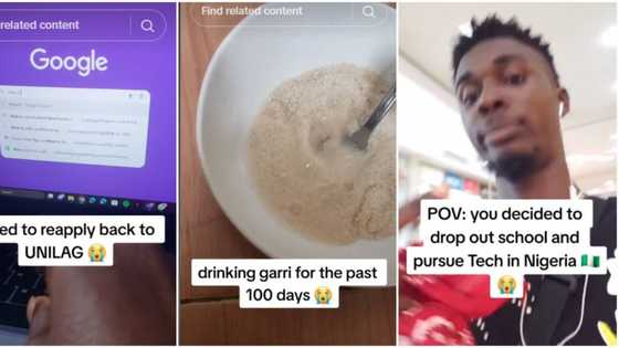 "Drinking garri for the past 100 days": Nigerian man who quit university to pursue tech regrets