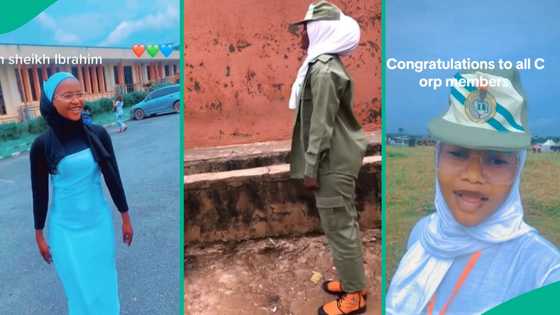 Nigerian mother emotional after seeing daughter in NYSC uniform for first time