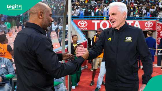 Hugo Broos reacts to Calvin Bassey’s handball goal, questions Super Eagles tactics