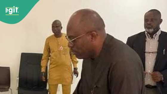 Fubara presents 2024 budget to 5 lawmakers at Rivers state assembly