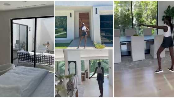 Runtown's ex, 21-year-old model celebrates buying her 5th house, shares the interior of her US home in video