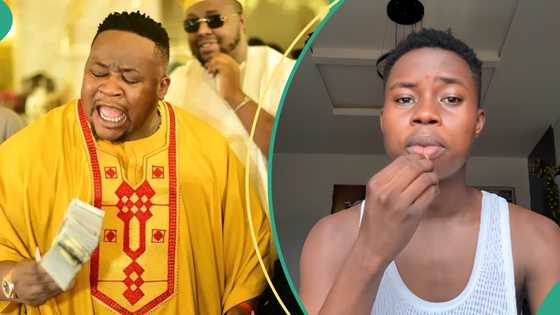 Cubana Chiefpriest watches in shock as Peller bags millions of naira during TikTok Live