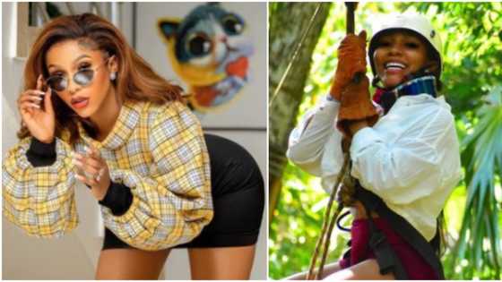 Believe at your own risk: Reactions as Mercy Eke flaunts bundles of dollars bae sent her to cure her sickness