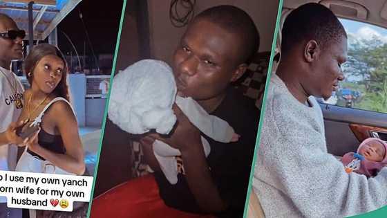 Nigerian mum jealous as husband builds sweet bond with little daughter, funny video trends