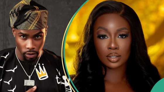 BBNaija: Drama as Neo's Twitter handler drags Tolani Baj, gets specially designed cake to diss her