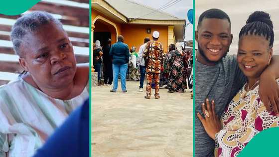 Nollywood actors pay heartfelt condolence visit to Peju Ogunmola and Papi Luwe's residence