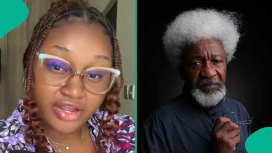 Lady posts encounter with Professor Wole Soyinka at Akwa Ibom state, video goes viral