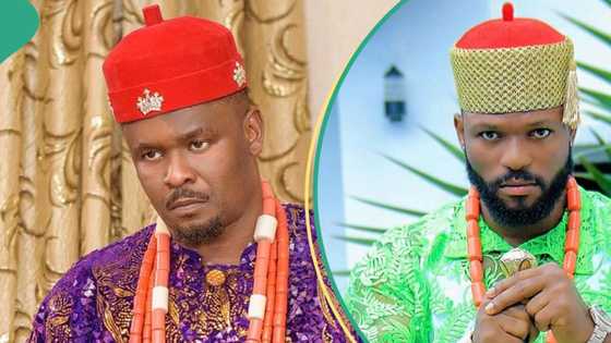 Drama as Zubby Michael and 042 Prince fight on set, crew members struggle to separate them in video