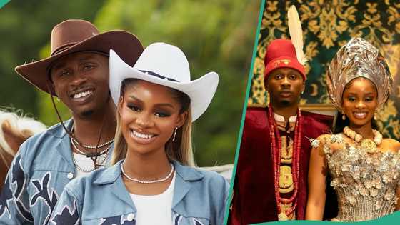 Sweet moment Juma Jux video calls Priscilla in UK, fan goes 'wild' after seeing her: “Finished man”