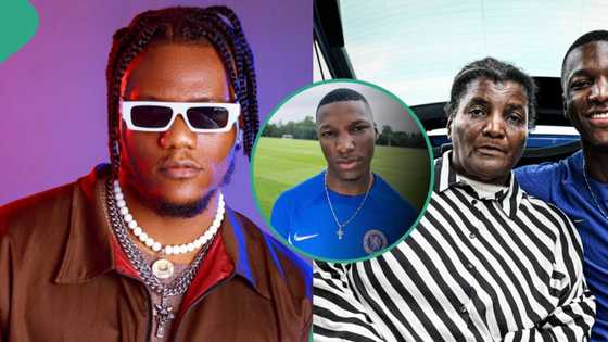 Moises Caicedo: Pheelz reacts as Chelsea uses his song in viral video to unveil new signing with mum