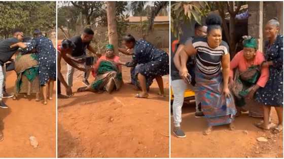 Bum-bum for ground: Old women try to join DropItChallenge, but the result shocked them as they fall in video