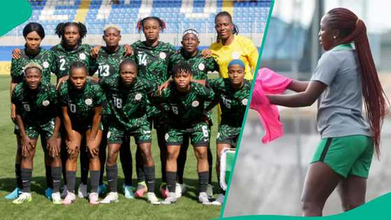 Super Falcons star joins training camp days after husband’s death, Nigerians react