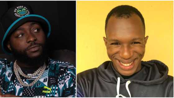 "If Davido calls me to give me money, I will not accept": Daniel Regha stuns netizens, drags singer